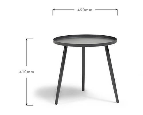 Mobiliário de exterior Conjunto de jardim de aço Rattan plástico 2 assentos Bistro Conjunto para pátio
