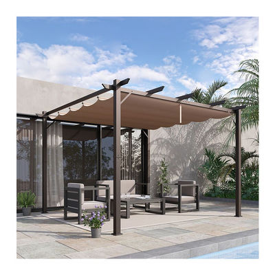 Transforme o seu quintal num refúgio relaxante com a pergola de pátio de alumínio AJUNION