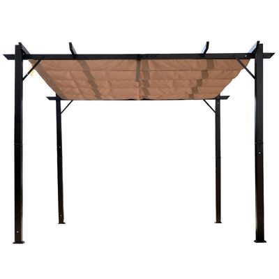 Transforme o seu quintal num refúgio relaxante com a pergola de pátio de alumínio AJUNION