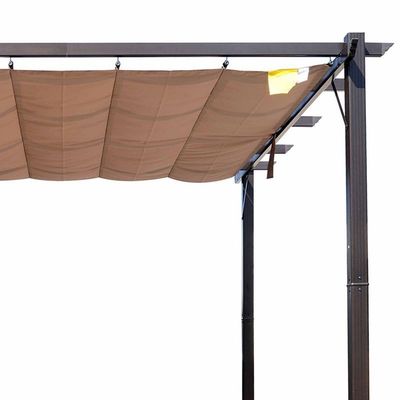 Transforme o seu quintal num refúgio relaxante com a pergola de pátio de alumínio AJUNION