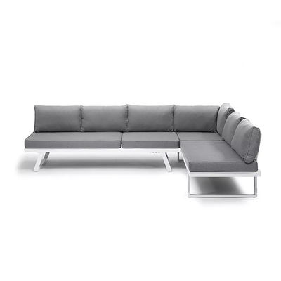 Conjunto de jardim AJUNION Quadro de alumínio Mobiliário exterior Lounge Set Sofá seccional modular