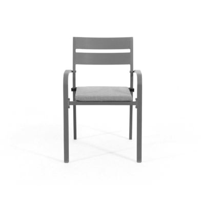 AJUNION X Forma Outdoor Set de Jantar para Restaurante 76"D x 36"W x 30'H Tamanho da Mesa