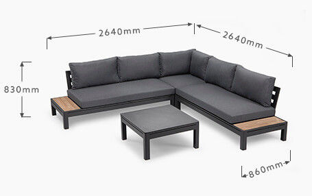 Y E-mail Packing AJUNION Mobiliário de jardim de luxo moderno