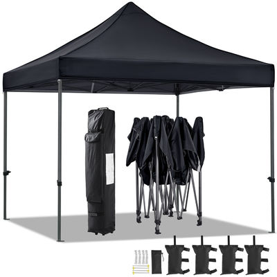 Sombra de praia ao ar livre Tenda Gazebo D300 x W300 x H341cm Canopy Pop Up com saco de areia