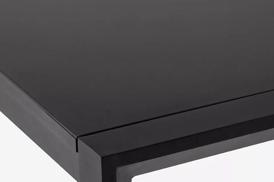 Conjunto de pátio estendível L 336,5 x W 107,5 x H 75cm AJUNION Mesa de jantar de alumínio exterior