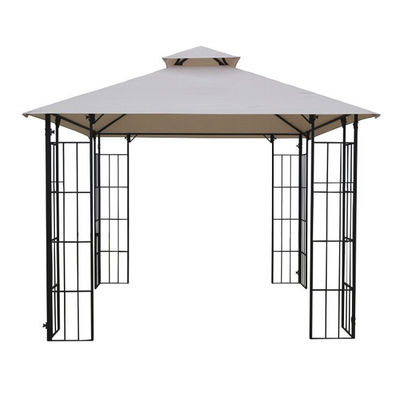 Tecido de poliéster D300 x W300 x H280cm Grill Gazebo Canopy de substituição para abrigo Patio