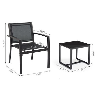 Estilo de design minimalista AJUNION 2 Mobiliário de jardim e varanda