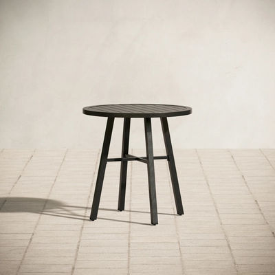 Outdoor Balcão Bistro Set Metal Mobiliário de jardim com design dobrável e 2 assentos