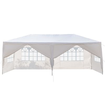 AJUNION revestido com pó 10' x 20' Tenda ao ar livre Canopy Gazebo Pavilhão para festa de casamento