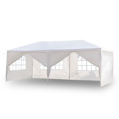 AJUNION revestido com pó 10' x 20' Tenda ao ar livre Canopy Gazebo Pavilhão para festa de casamento
