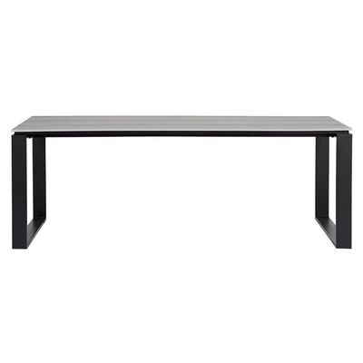 Conjunto específico de jardim AJUNION 6 Assentos Conjunto de mesa de jantar para refeições ao ar livre e lazer