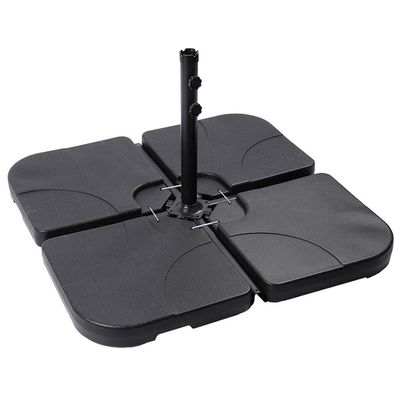 Design moderno 50L x 50W x 7.5Hcm Base de guarda-chuva de plástico