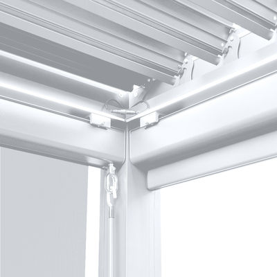 172kg Capacidade de carga Canopy de pergola de jardim com controle manual