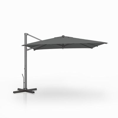 AJUNION 10ft Alumínio Luxury Patio guarda-chuva Auto Tilt Parasol à prova d'água para o exterior