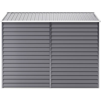43kg AJUNION Casa de jardim de metal Edifício de armazenamento Galpão Solução à prova d'água e durável