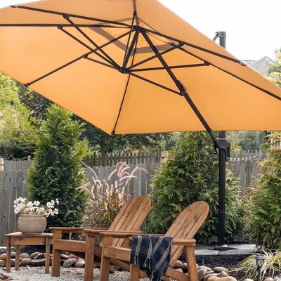 Moderno Design Estilo 1-Tier Cantilever guarda-chuva para jardim sombra solar e proteção