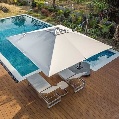 Moderno Design Estilo 1-Tier Cantilever guarda-chuva para jardim sombra solar e proteção