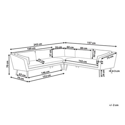 Estilo de Design Moderno Travesseiro cinzento de tecido para todas as condições climáticas Sofá Conjunto de móveis para jardim da villa