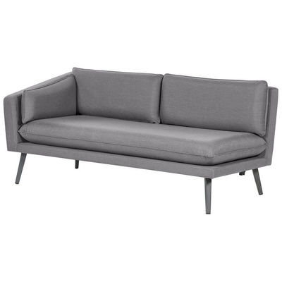 Estilo de Design Moderno Travesseiro cinzento de tecido para todas as condições climáticas Sofá Conjunto de móveis para jardim da villa