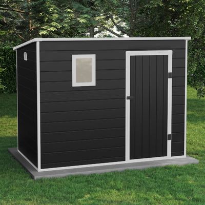 Organize eficientemente suas ferramentas de jardim com W236xD130xH194cm Casa de jardim fechável