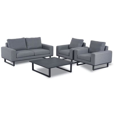 Elevar o seu jardim com AJUNION todo o tempo Tecido Mobiliário exterior Sofá Lounge Set