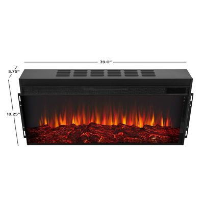 Aparelho de televisão de lareira elétrica com termostato ajustável e sem aplicativo controlado pela AJUNION
