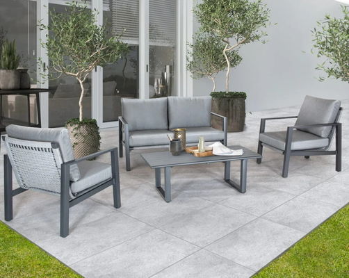 Relaxante à beira da praia O sofá de jardim de algodão de luxo da AJUNION