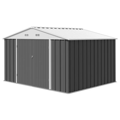 Ferramentas de armazenamento ao ar livre Large Size 8x10FT Casa de metal com 66,5 "altura portas de aço