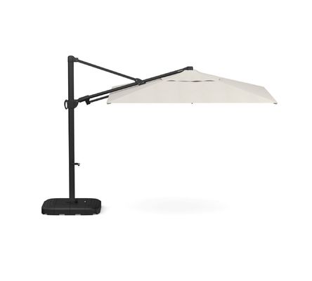 Um guarda-chuva à prova d'água AJUNION Um guarda-chuva de alumínio de grande porte com base