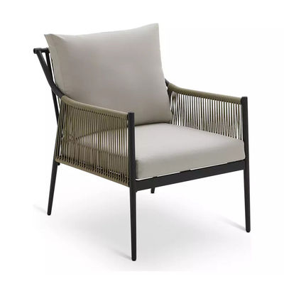 Transforme o seu pátio com o conjunto de móveis de metal da AJUNION Poltrona tamanho W64 x D78 x H79cm