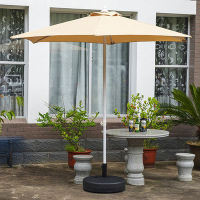 Acampamento Redondo Centro de Alumínio Pólo guarda-chuva para Restaurante ao ar livre Café Hotel Garden Beach