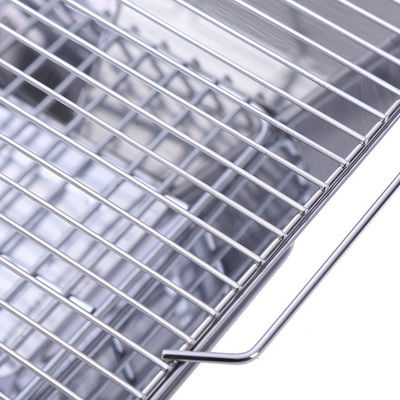 Grill de carvão Bbq para caminhadas ao ar livre
