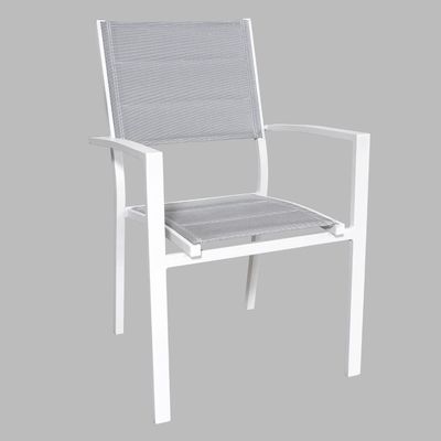 Conjunto de refeições de alumínio de estilo moderno com 12 lugares e mesa de jantar extensiva