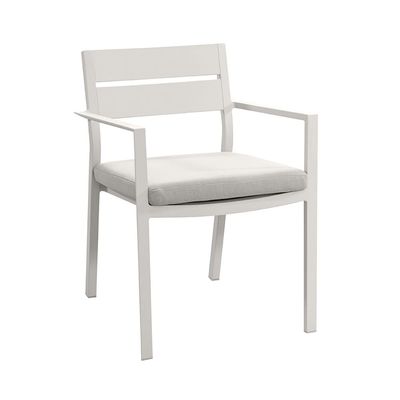 8 pessoas Restaurante Mesa e cadeira com moldura de metal de alumínio em design moderno