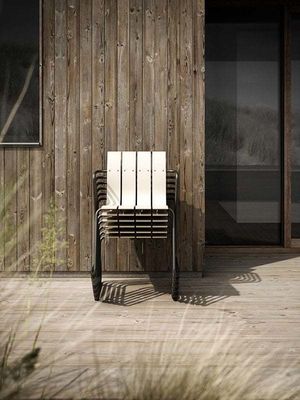 Relaxe com estilo com o AJUNION Steel Outdoor Dining Set Patio Chair Garden Armchair