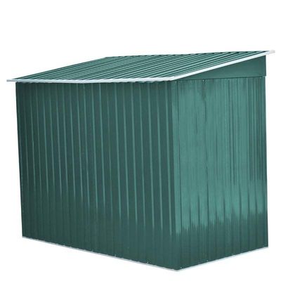 Rod Proof AJUNION 4x6ft Garden Shed Porta Deslizante Dupla Metal de armazenamento Shed para Ferramentas Bike