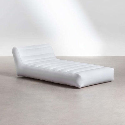 Cama de banho de piscina ao ar livre com cama de água Saco de feijão Sofá Cama de ar 160cm L x 90cm W Durável