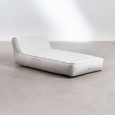 Cama de banho de piscina ao ar livre com cama de água Saco de feijão Sofá Cama de ar 160cm L x 90cm W Durável