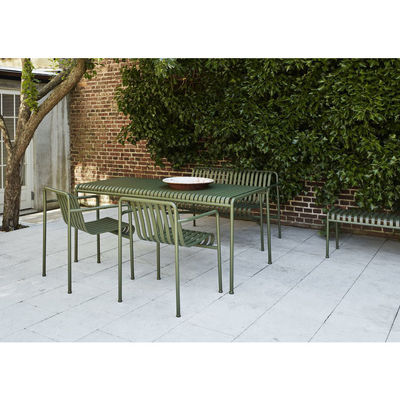 Transforme o seu espaço exterior com a poltrona de aço minimalista AJUNION W63 x D66 x H80cm