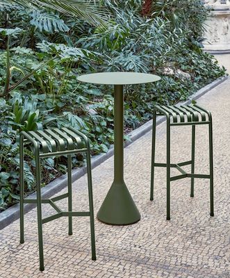Refeitório de Outdoor Bar Set AJUNION Bar de estilo minimalista Mesa e cadeira para pátio