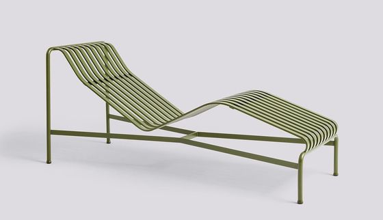Lounger e mesa de lado para relaxamento L164.5 x W65.5 x H70cm