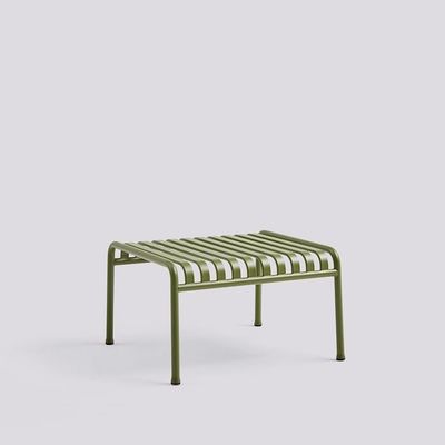 AJUNION Mobiliário de exterior revestido de aço de potência Calças de mesa de metal de café Mobiliário de jardim minimalista