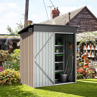 Pequeno Jardim Metal Aço Casa de armazenamento Área exterior pátio traseiro portavel Waterproof Bike Shed