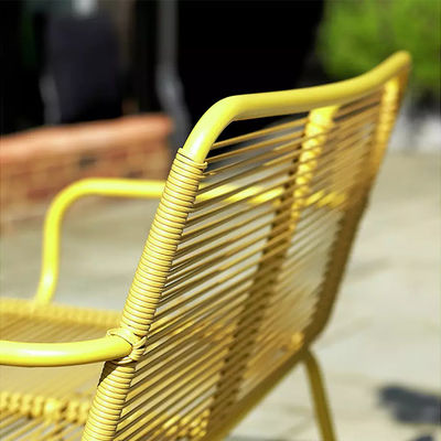 Villa AJUNION 4 lugares Mobiliário de jardim de metal Balcão Patio Set Bistro Set Set de aço