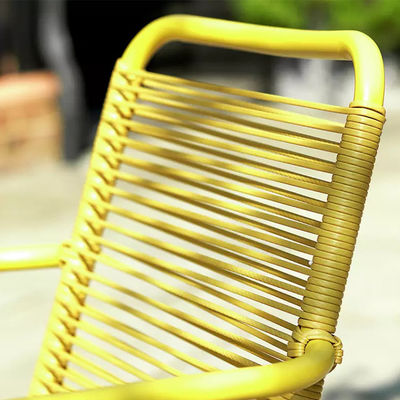 Villa AJUNION 4 lugares Mobiliário de jardim de metal Balcão Patio Set Bistro Set Set de aço