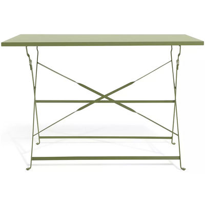 AJUNION 4 assentos Metal Patio Set De Jardim De Aço Set De Mesa E Cadeira Plegaveis Set Bistro Exterior
