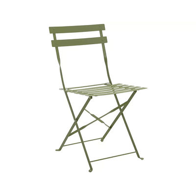 AJUNION 4 assentos Metal Patio Set De Jardim De Aço Set De Mesa E Cadeira Plegaveis Set Bistro Exterior