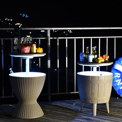Versátil Ice Cooler Lift Top Table para Camping ao ar livre Picnic Beach Cafe Bistro Garden
