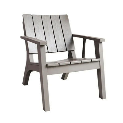 Conjunto de mesa e cadeira de madeira de plástico para pátio externo nórdico jardim varanda restaurante café