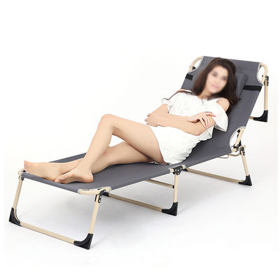 Outdoor Home Office Quarto de campo dobrável para parque dobrável Sim cama de praia portátil reclinador